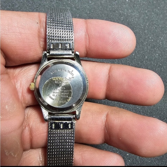 Watch-It Ladies Date Just Quartz Watch MLN3023 Silver Tone Working - Picture 7 of 8